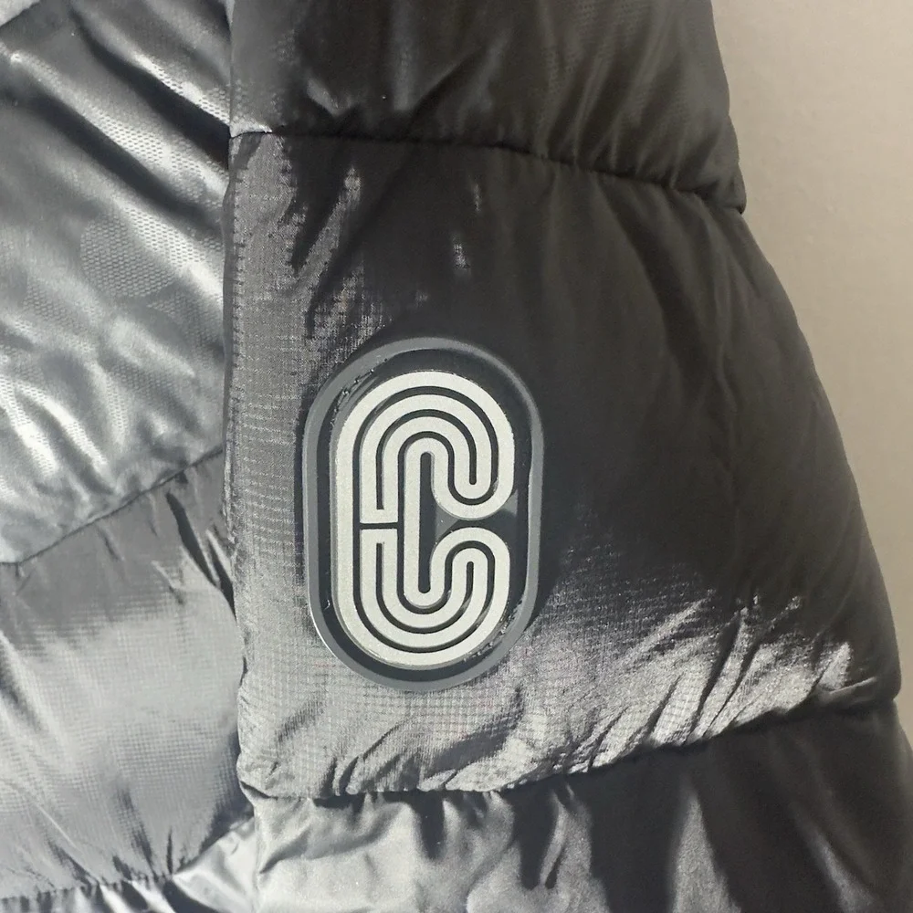 Coach Women's Black‎ Puffer Jacket XL Hooded Winter Coat New With Tags - Picture 7 of 15